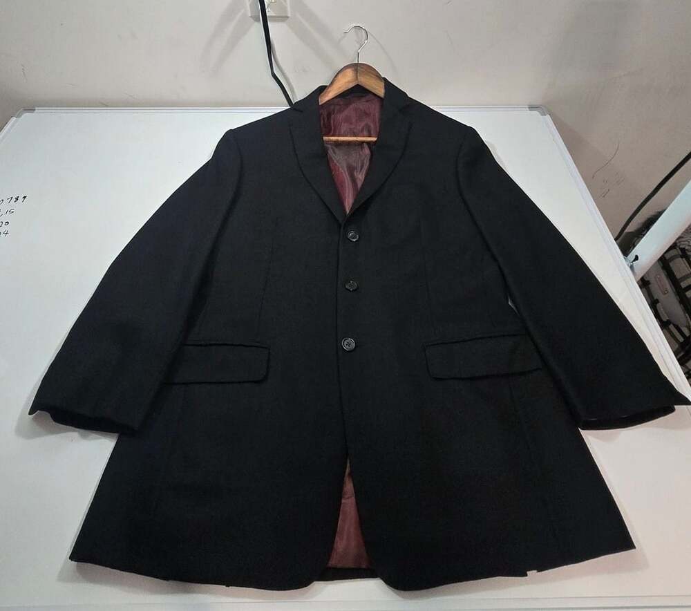Bespoke Nick Lopez Houston Custom Sport Coat Blazer Black Woven Regular